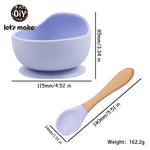 Load image into Gallery viewer, Silicone Baby Feeding Set
