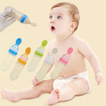 Load image into Gallery viewer, 90mL Silicone Feeding Bottle with Spoon

