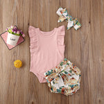 Load image into Gallery viewer, Floral Baby Girl Onesies Outfit
